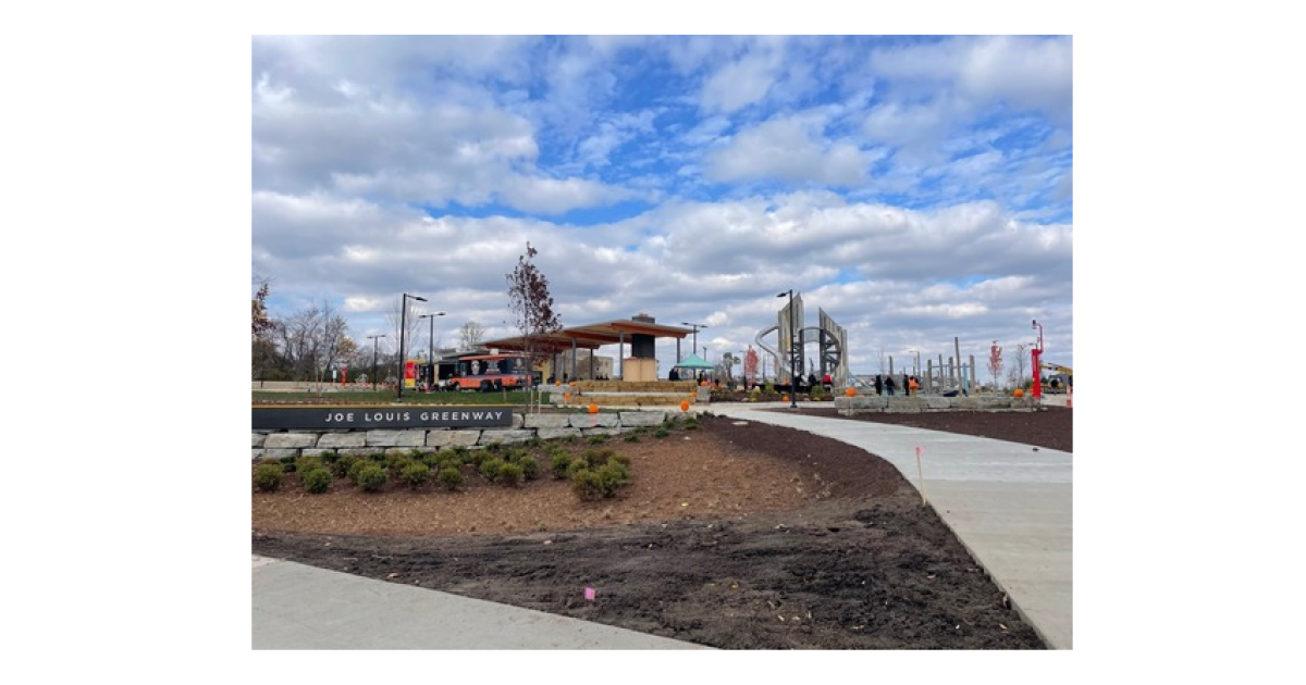 New trailhead debuts on the Joe Louis Greenway Urbanize Detroit